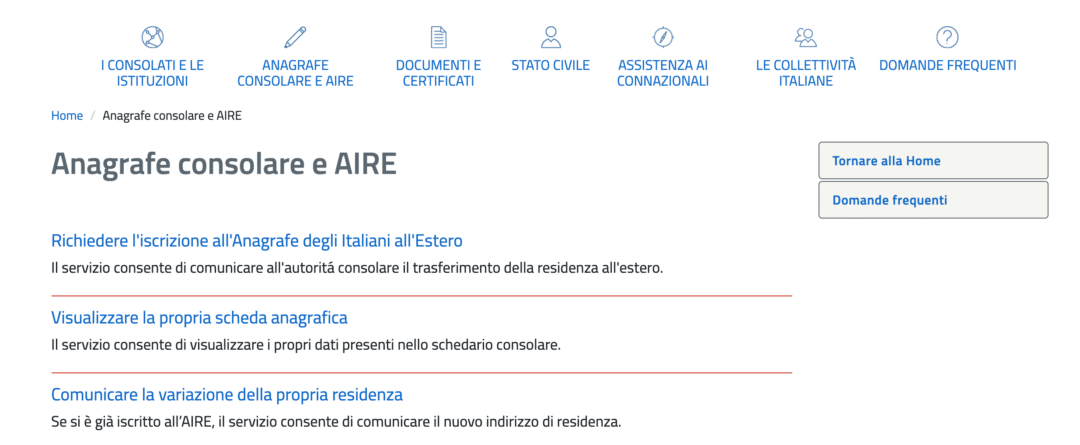 Portal FAST IT inscrição no AIRE em Portugal