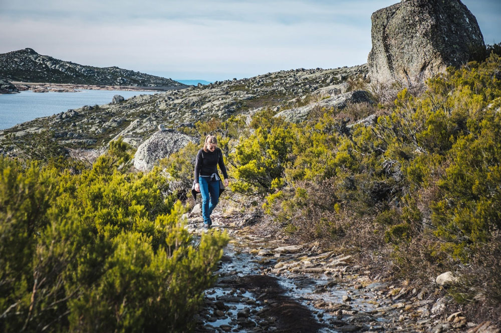 Trilha na Serra da Estrela