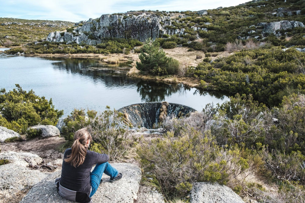 Vista da trilha da Lagoa Comprida